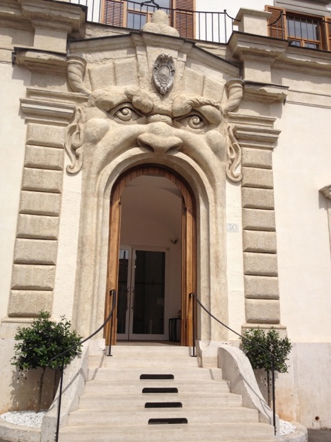 Palazzo Zuccari's screaming door.