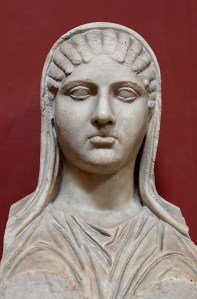 Aspasia bust, From Torre della Chiarrucia (Castrum Novum) near Civitavecchia.