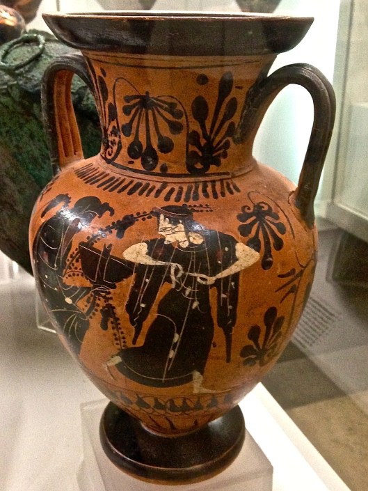 A dancing girl at a Symposium.