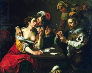 Card Players by Wouter Pietersz. Crabeth (1594-95) 